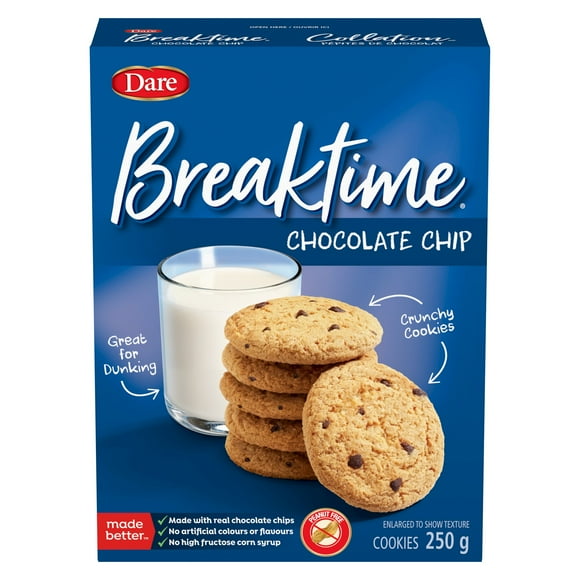 Collation Pépites de chocolat, Biscuits Dare 250g