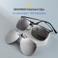 thumbnail image 4 of NINGMENG Clips polarizados Gafas de sol polarizadas Anti-UV Visión nocturna Aleación de aluminio, 4 of 8