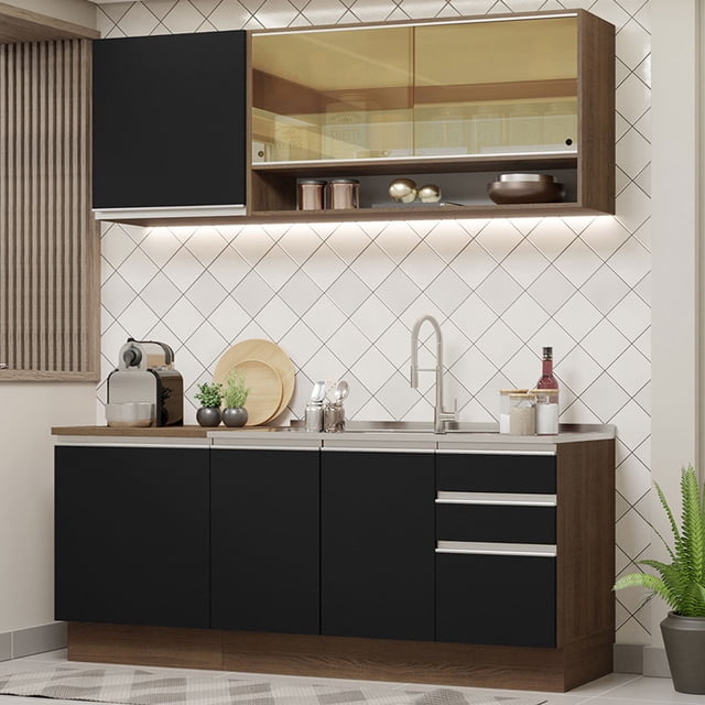 Cocina Integral Completa Modular Madesa Glamy 180cm MN 06