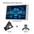 thumbnail image 1 of Écran Secondaire Type-C 3.5 Pouces IPS Moniteur USB CPU GPU RAM Blanc, 1 of 10
