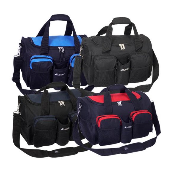 Everest S223-NY Sac de Sport en Polyester 18 Po 600 Deniers avec Poche pour Articles Mouillés
