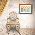 thumbnail image 3 of Vision Studio 18x13 Gold Ornate Wood Framed with Double Matting Museum Art Print Titled - Coastal Patternbook IV, 3 of 4