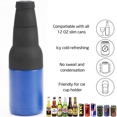 thumbnail image 3 of Refroidisseur de Canette et de Bouteille de Bière en Acier Inoxydable à Double Paroi Isolé sous Vide avec Ouvre-Bière, 3 of 5