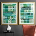 thumbnail image 5 of Wexford Home Teal Pattern I Premium Framed Print, 18.5" x 24.5" - Ready to Hang, Gold (Set of 2), 5 of 9