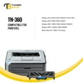 thumbnail image 2 of Toner Bank 2-Pack Compatible Toner Cartridge for Brother TN-360 HL-2140 2150N 2170W DCP-7030 7040 7045N MFC-7320 7340 7345DN 7440N 7450 7840W Replacement Printer Toner Ink Black, 2 of 5