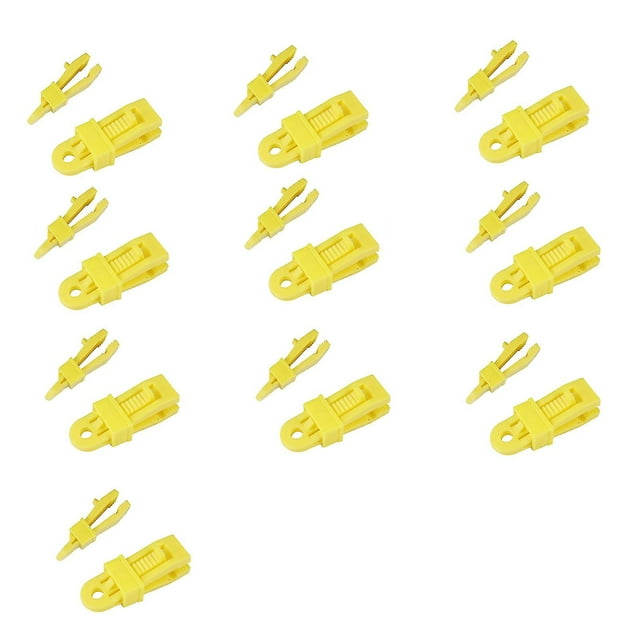 10pcs Clips Heavy Duty Lock Grip For Tarpshade Cloth Shade Cloth Plastic Clips, Car Cover Clamp