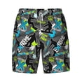 thumbnail image 4 of Lsque Mens Swim Trunks sport sonw board Pattern - Bathing Suit Compression Liner - Beach Swim Shorts Swimwear - (S-3XL) - Stretch Quick Dry -XX-Large, 4 of 9