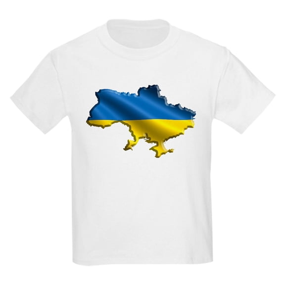 CafePress - Ukraine Pride Love Ukrainian Flag T Shirt - Light T-Shirt Kids XS-XL