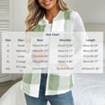 thumbnail image 6 of qolati Womens Fuzzy Fleece Vest Soft Flannel Plaid Sherpa Sleeveless Open Front Jacket Warm Casual Fall Winter Layering Outerwear with Pockets, Size S-2XL, 6 of 9