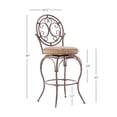 thumbnail image 5 of Monaco Scroll Circle Back Barstool, 5 of 5