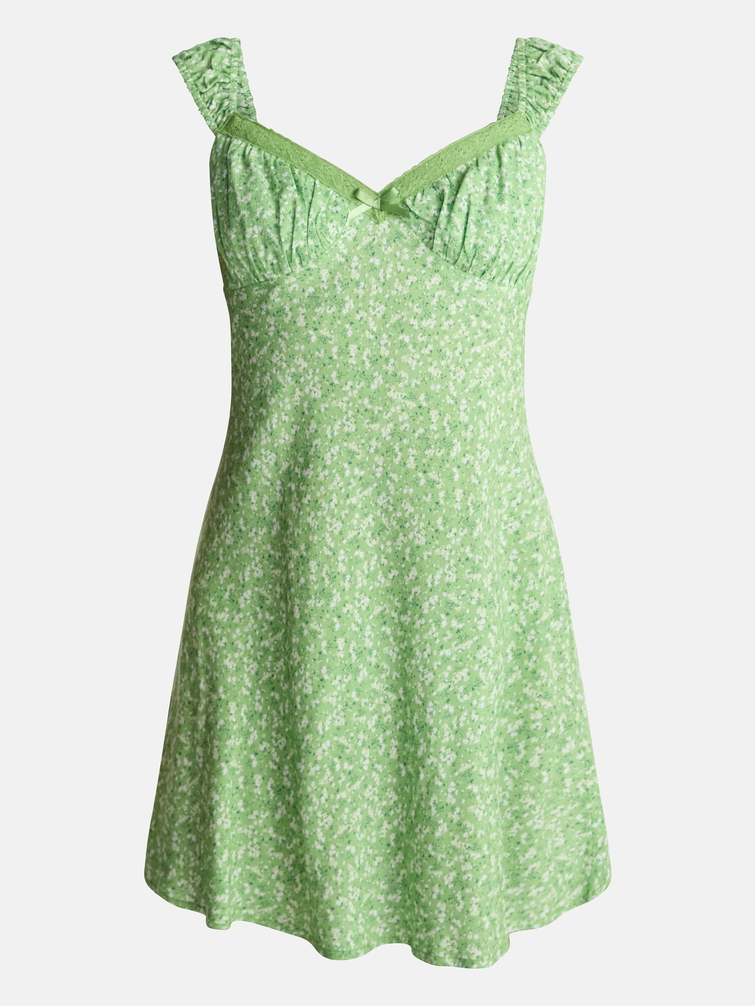 No Boundaries Crochet Trim Dress with Cap Sleeves, Women’s XXS-XXL