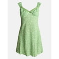 thumbnail image 5 of No Boundaries Crochet Trim Dress with Cap Sleeves, Women’s XXS-XXL, 5 of 5