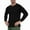 Black, variant on Zylanna Men's Long Sleeve T-Shirts, Stretchy Crew Neck Solid Color Activewear Casual Tops for Sport Navy