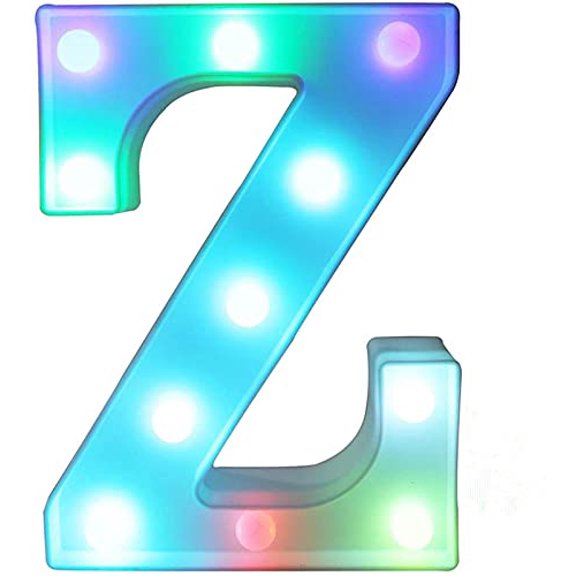 LINLIN LED Letter Lights, Alphabet Marquee Letters Sign LED Marquee Number Lights Sign for Night Light