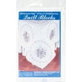 6 Blocs De Patchwork Vintage Fairway Needlecraft Co, 18"x18", Motif Floral Starburst #95500, Neufs