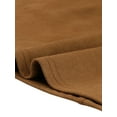 thumbnail image 5 of INSPIRE CHIC Women's Faux Suede Button Decor A-Line Mini Overall Dress M Brown, 5 of 6