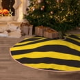thumbnail image 5 of Fotbe Bee Stripe Pattern Christmas Tree Skirt, Tree Skirts Plush Christmas Decorations, Christmas Tree Skirts Xmas Decorations Holiday Party Decor-36", 5 of 6