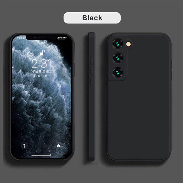 Funda de silicona líquida suave para Samsung Galaxy, A42, A32, A52S, A71, A72, A82, S20, 21 FE, S21, S22Ultra22, S22 PLUS, Note10, 20, 20U xuanjing unisex