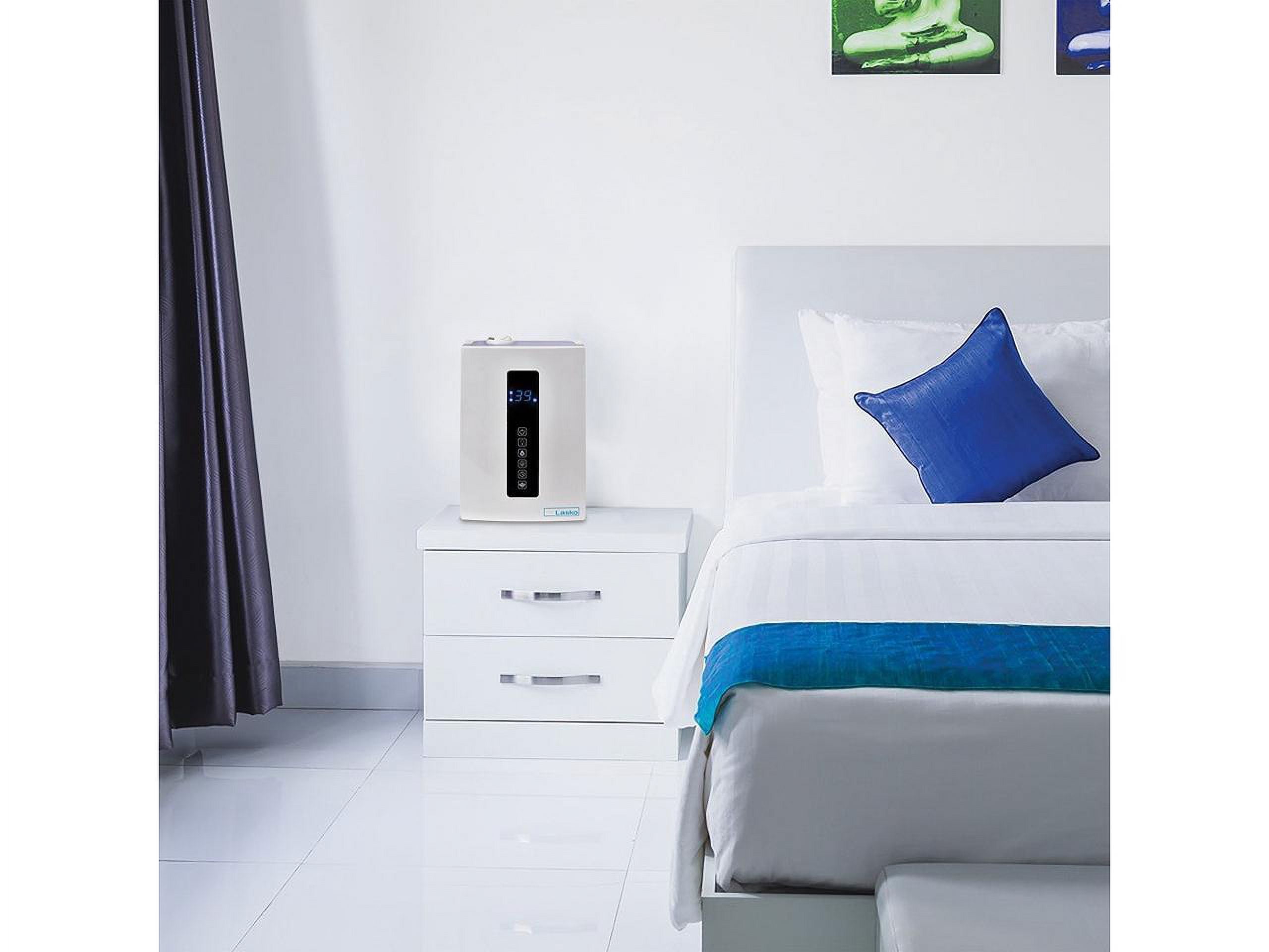 Lasko Quiet Ultrasonic Digital Warm and Cool Mist Humidifier, UH300, White