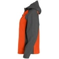 thumbnail image 4 of Holloway Sportswear XS Womens Raider Softshell Jacket Carbon Print/Orange 229357, 4 of 4