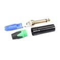 thumbnail image 2 of GLFILL Mono 6.35MM Jack Male Plug 1/4 Inch Microphone Plug Audio Cable Connector Brass Audio Jacks Guitar Audio Cable Green, 2 of 5