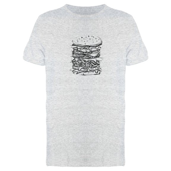 Big Burger In B&W Tee Men's -Image by Shutterstock