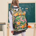 thumbnail image 7 of FORMRS School Backpack 17" Student Travel Bag with Laptop Compartment, Pink Oranges, 7 of 7