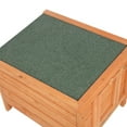 thumbnail image 3 of ZephyPaws Cat House Outside,Weatherproof Wooden Bunny Rabbit Cat Hutch Outdoor Pet Cage Shelter Feral Cat House,Small Pet House and Habitats,Natural Wood, 3 of 9