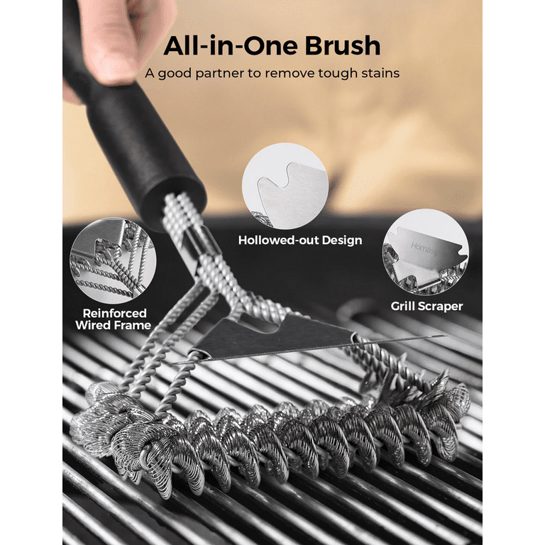 Universal Fit BBQ Cleaner Accessories for All Grates 18 Inch