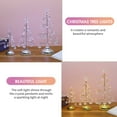 thumbnail image 3 of Mistaha Christmas Tree Lights Metal Spiral Xmas Tree Lamp Desktop Tree Light with Crystal Pendant Decorative Table Lamp Mini Christmas Tree Decoration, 3 of 8