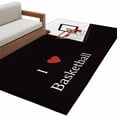 thumbnail image 2 of 3'x5' Area Rugs, Basketball Indoor Outdoor Area Rug for Living Room Bedroom, Modern Funny Minimalist Sports Washable Bathroom Rugs Kitchen Floor Carpet Mats Home Decor Aesthetic, 2 of 8