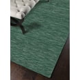 thumbnail image 3 of Dalyn Rafia Area Rug RF100EM Emerald Solid Striation 8' x 10' Rectangle, 3 of 4
