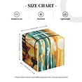 thumbnail image 3 of Kdxio Beach Umbrella Sunset Print Tissue Box Cover,Square Decorative PU Leather Facial Paper Case Organizer Holder Dispenser for Bathroom,Night Stands,Desk,Car 5.2''X5.2''X5.2'', 3 of 6
