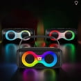 thumbnail image 4 of Altavoces Bluetooth Inalámbrico 10W Portátil Bluetooth Inalámbrico Altavoz Estéreo con Luz, Ipx7 Altavoz Impermeable Ducha, Rgb Multicolor Luz Altavoces Portátiles Bluetooth, 4 of 9