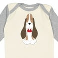 thumbnail image 4 of Inktastic Basset Hound with Floppy Ears Boys or Girls Long Sleeve Baby Bodysuit, 4 of 5