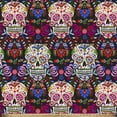 thumbnail image 3 of David Textiles 60" x 1.5 yard 100% Polyester Anti-pill Fleece Tulum Skulls Sewing & Craft Precut Fabric, 3 of 6