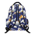 thumbnail image 2 of Chririnla Golf Ball & Club Abstract Graffiti Pattern Large Capacity School Bags with Lightweight Multi Pocket Casual Daypack, Multi-Pockets 17 Inch School Backpack for Travel Elementary School, 2 of 9