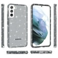 thumbnail image 3 of SaniMore for Samsung Galaxy S23 Plus 6.6" Case, Rugged PC Lightweight Crystal Clear Glitter [Never-Yellowing] Full Body Protective Cover for Samsung S23 Plus Women Ladies Girls, Gray, 3 of 8