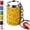 Yellow, variant on Mini Coin Storage Keychain, 2-in-1 Portable Coin Holder, Pocket Coin Bank