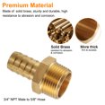 thumbnail image 5 of 8pcs Brass Barbed Fitting 3/4" to 5/8" Hose ID Hose Fitting, 5 of 7