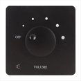 thumbnail image 1 of Control de Volumen de 50 W, Perilla de Ajuste de 5 Velocidades, Seguridad Profesional, Controlador de Volumen para Altavoces Domésticos, Color Negro., 1 of 6