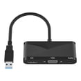 thumbnail image 3 of Convertidor de múltiples pantallas 3 en 1 USB 3.0 a VGA Adaptador de audio compatible con HDMI HUB Tmvgtek Para estrenar, 3 of 8