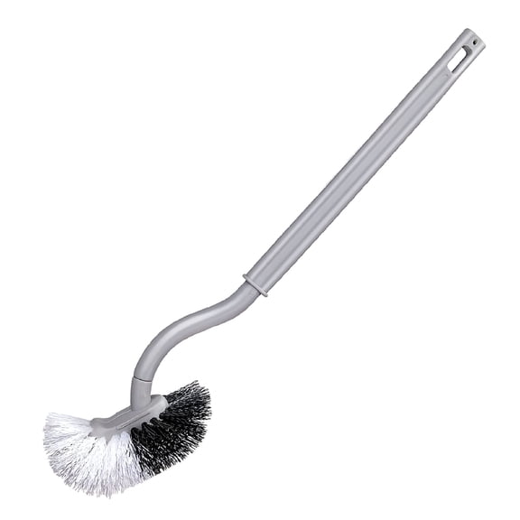 ACDANC Toilet Bowl Cleaner Brush,Heavy Duty Cleaning Wand with Under The Rim Scrubber,Non-Slip Handle,Storage Caddy,Bathroom Supplies