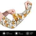 thumbnail image 3 of Fotbe Giraffes Head UV Sun Protection Arm Sleeves - Tattoo Cover Up - Basketball Arm Sleeve UPF 50 Cooling for Men Women, 3 of 8