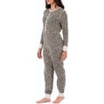 thumbnail image 4 of Fruit of the Loom womens Micro Waffle Premium Thermal Union Suit - Animal Print, 4 of 5