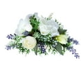 thumbnail image 2 of Peineta de flores para tocado, tela, suministro floral Blanco verde, 2 of 9