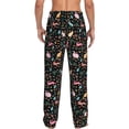 thumbnail image 3 of Daiia Cute Rabbit And Flower Men's Sleep Pant with Pockets and Drawstring,Pajama Pants-XX-Large, 3 of 9