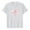 White, variant on Fesfesfes Workout Shirt Women Summer Regular Print Regular Women Round Neck Short Sleeves Top Workout Short Sleeve Tops for Women 2XL(US:12)
