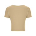 thumbnail image 6 of pstuiky Shirts for Women Fashion Crew Neck Short Sleeve Women'S Blouses Business Casual Loose Fit Solid Color Basic Tshirts Work Blouses for Women, 6 of 7
