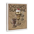 thumbnail image 4 of Stupell Industries Chocolate Sundae Recipe Food & Beverage Painting Gallery Wrapped Canvas Art Print Wall Art, 16 x 20, 4 of 8
